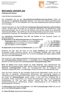 IVF-Saar - Behandlungsplne